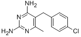 CAS 登录号：7331-23-9， 5-((4-氯苯基)甲基)-6-甲基-2,4-嘧啶二胺