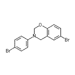 CAS#: 7331-80-8, 6-Bromo-3-(4-bromophenyl)-3,4-dihydro-2H-1,3-benzoxazine