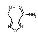 CAS#: 73314-63-3, 4-(Hydroxymethyl)-1,2,5-oxadiazole-3-carboxamide