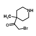 CAS#: 733683-53-9, 2-Bromo-1-(4-methyl-4-piperidinyl)ethanone