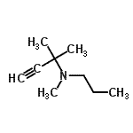 CAS#: 733698-56-1, N,2-Dimethyl-N-propyl-3-butyn-2-amine