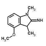 CAS#: 733705-69-6, 4-Methoxy-1,3-dimethyl-1,3-dihydro-2H-indol-2-imine