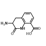 CAS#: 733706-01-9, 3-Amino-2-oxo-1,2,3,4-tetrahydro-8-quinolinecarboxylic acid