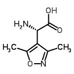 CAS#: 733716-51-3, (2S)-Amino(3,5-dimethyl-1,2-oxazol-4-yl)acetic acid