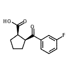 CAS#: 733740-15-3, (1R,2S)-2-(3-Fluorobenzoyl)cyclopentanecarboxylic acid