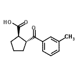 CAS#: 733740-80-2, (1R,2R)-2-(3-Methylbenzoyl)cyclopentanecarboxylic acid