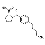 CAS#: 733741-10-1, (1R,2R)-2-(4-Pentylbenzoyl)cyclopentanecarboxylic acid