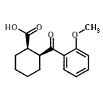 CAS#: 733742-61-5, (1R,2S)-2-(2-Methoxybenzoyl)cyclohexanecarboxylic acid