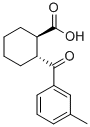 CAS 登录号：733742-71-7， 反式-2-(3-甲基苯甲酰)环己烷-1-羧酸