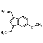 CAS#: 733747-58-5, 1-Ethyl-6-methoxy-3-vinyl-1H-indole