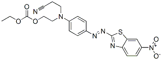 CAS#: 73384-65-3, 2-[(2-Cyanoethyl)[4-[(6-Nitrobenzothiazol-2-Yl)Azo]Phenyl]Amino]Ethyl Ethyl Carbonate