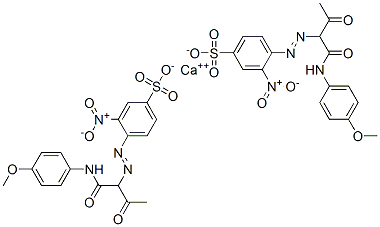 CAS#: 73385-03-2, Calcium Bis[4-[[1-[[(4-Methoxyphenyl)Amino]Carbonyl]-2-Oxopropyl]Azo]-3-Nitrobenzenesulphonate]