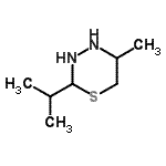 CAS#: 73419-21-3, 2-Isopropyl-5-methyl-1,3,4-thiadiazinane