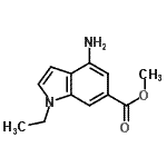 CAS#: 734532-90-2, Methyl 4-amino-1-ethyl-1H-indole-6-carboxylate