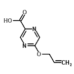 CAS#: 734532-95-7, 5-(Allyloxy)-2-pyrazinecarboxylic acid