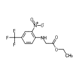 CAS 登录号：735-40-0， 乙基N-[2-硝基-4-(三氟甲基)苯基]甘氨酸酯
