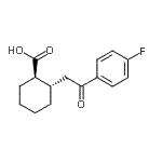 CAS 登录号：735274-91-6， (1R,2S)-2-[2-(4-氟苯基)-2-氧代乙基]环己烷羧酸