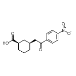 CAS#: 735275-45-3, (1R,3S)-3-[2-(4-Nitrophenyl)-2-oxoethyl]cyclohexanecarboxylic acid
