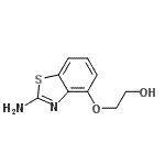 CAS#: 73533-00-3, 2-[(2-Amino-1,3-benzothiazol-4-yl)oxy]ethanol