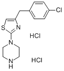 CAS#: 73553-65-8, 1-[4-[(4-Chlorophenyl)Methyl]-1,3-Thiazol-2-Yl]Piperazine Dihydrochloride