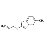 CAS#: 73603-62-0, 2-(Allylsulfanyl)-5-methyl-1,3-benzothiazole