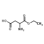 CAS#: 7361-28-6, 3-Amino-4-ethoxy-4-oxobutanoic acid