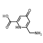 CAS 登录号：736110-81-9， 6-(氨基甲基)-4-氧代-1,4-二氢-2-吡啶羧酸