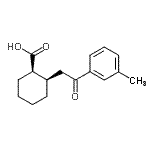 CAS#: 736136-30-4, (1R,2R)-2-[2-(3-Methylphenyl)-2-oxoethyl]cyclohexanecarboxylic acid