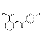 CAS#: 736136-41-7, (1R,2R)-2-[2-(4-Chlorophenyl)-2-oxoethyl]cyclohexanecarboxylic acid