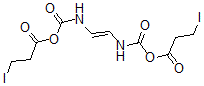 CAS 登录号：73622-92-1， [(E)-2-(3-碘丙酰基氧基羰基氨基)乙烯基]氨基甲酰3-碘丙酸酯