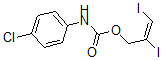 CAS 登录号：73623-01-5， [(E)-2,3-二碘丙-2-烯基]N-(4-氯苯基)氨基甲酸酯