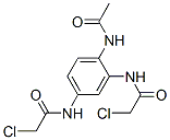 CAS 登录号：73623-33-3， N-[2-乙酰氨基-5-[(2-氯乙酰基)氨基]苯基]-2-氯乙酰胺
