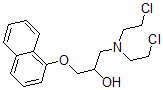 CAS#: 73631-12-6, 1-[Bis(2-Chloroethyl)Amino]-3-Naphthalen-1-Yloxypropan-2-Ol