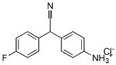 CAS#: 73663-75-9, [4-[Cyano-(4-Fluorophenyl)Methyl]Phenyl]Azanium Chloride