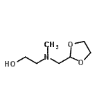 CAS#: 736883-79-7, 2-[(1,3-Dioxolan-2-ylmethyl)(methyl)amino]ethanol