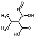 CAS#: 736885-58-8, (2S)-2-[Hydroxy(nitroso)amino]-3-methylbutanoic acid