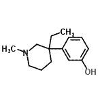 CAS#: 736887-82-4, 3-(3-Ethyl-1-methyl-3-piperidinyl)phenol