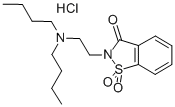CAS#: 73698-50-7, 2-[2-(Dibutylamino)Ethyl]-1,1-Dioxo-1,2-Benzothiazol-3-One Hydrochloride