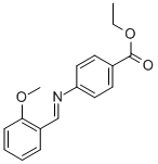 CAS#: 73713-66-3, Ethyl 4-[(2-Methoxyphenyl)Methylideneamino]Benzoate