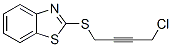 CAS 登录号：73713-85-6， 2-(4-氯丁-2-炔基巯基)-1,3-苯并噻唑