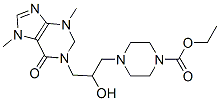 CAS 登录号：73771-21-8， 4-[3-(3,7-二甲基-6-氧代-2H-嘌呤-1-基)-2-羟基丙基]哌嗪-1-羧酸乙酯