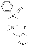 CAS#: 73771-87-6, 1-Benzyl-1-Methyl-4-Phenylpiperidin-1-Ium-4-Carbonitrile Iodide