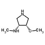 CAS#: 737726-89-5, (3R,4S)-4-Methoxy-N-methyl-3-pyrrolidinamine