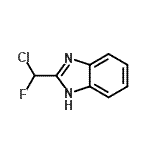 CAS#: 73774-29-5, 2-[Chloro(fluoro)methyl]-1H-benzimidazole