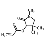 CAS 登录号：737762-15-1， 1,4,4-三甲基-2-氧代-3-吡咯烷基丙烯酸酯