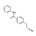 CAS#: 737766-78-8, 4-(2-Cyanoethyl)-N-phenylbenzamide
