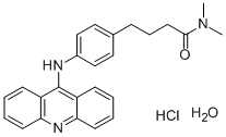 CAS#: 73790-23-5, 4-[4-(Acridin-9-Ylamino)Phenyl]-N,N-Dimethylbutanamide Hydrate Hydrochloride