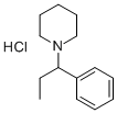 CAS 登录号：73790-75-7， 1-(1-苯基丙基)哌啶盐酸盐