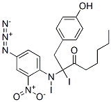 CAS#: 73794-11-3, Hexanoyldiiodo-N-(4-Azido-2-Nitrophenyl)Tyramine