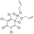 CAS#: 73806-36-7, 2,3,4,5,6-Pentachloro-4-[Di(Allyloxy)Phosphinyl]-2,5-Cyclohexadien-1-One